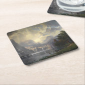 Tussen Sierra Nevada Californië berglandschap Kartonnen Onderzetters (Schuin)