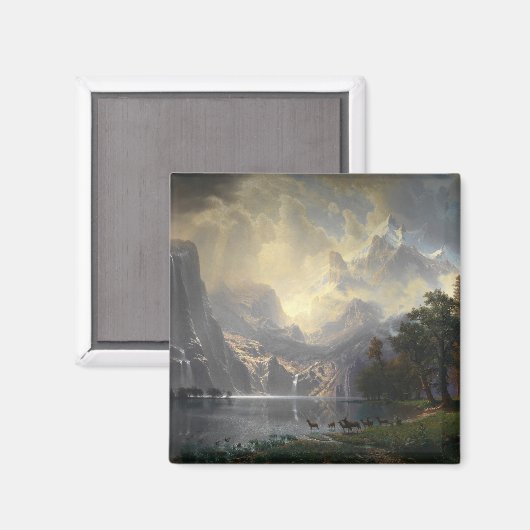 Tussen Sierra Nevada Californië berglandschap Magneet (Voorkant / Achterkant)