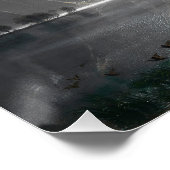 Tussen Sierra Nevada Californië berglandschap Perfect Poster (Hoek)