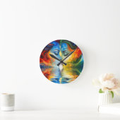 Tussen spiegel en geheugen ronde klok (Huis)