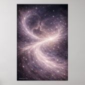 Tussen stille sterren – droomachtige hemelse liefd poster (Voorkant)