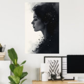 Tussen stilte en sterren poster (Thuiskantoor)