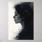 Tussen stilte en sterren poster (Voorkant)