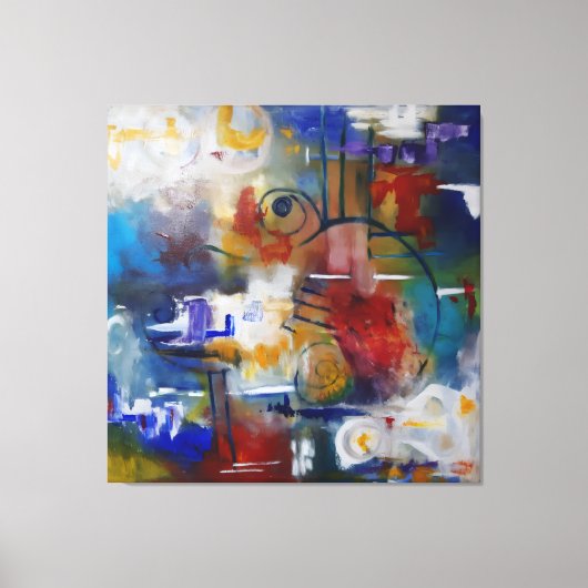 Tussen Stilte en Storm Canvas Afdruk (Voorkant)