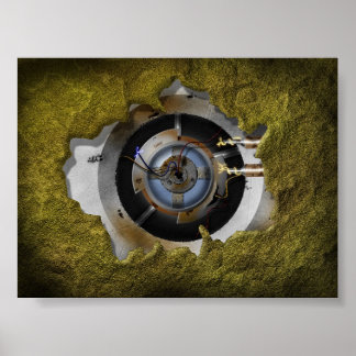 Tussen technologie en Natuur Poster