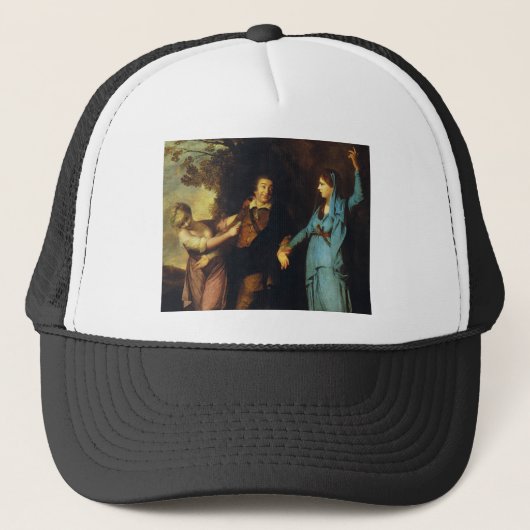 Tussen tragedie en comedy - David Garrick Trucker Pet (Voorkant)