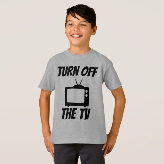 TUSSEN TV-TELEVISIE T-SHIRTS KINDER (Voorkant volledig)