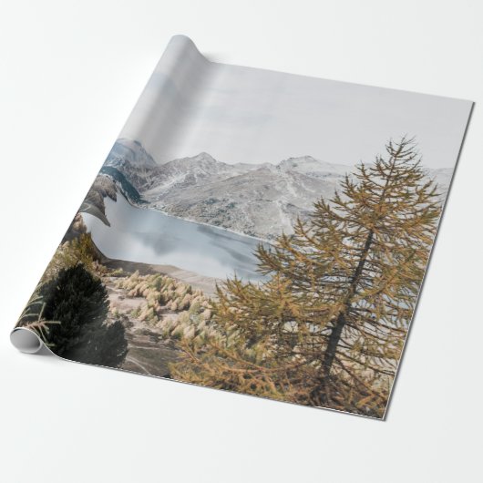 TUSSEN TWEE MOUNTAINEN CADEAUPAPIER (Uitgerold)