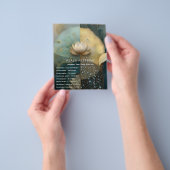 Tussen Water en Licht | Lotus Bloem Design Flyer (Hand)