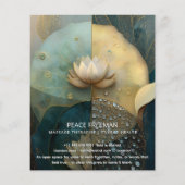 Tussen Water en Licht | Lotus Bloem Design Flyer (Achterkant)