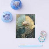 Tussen Water en Licht | Lotus Bloem Design Flyer (Enkel)