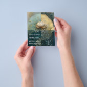 Tussen Water en Licht | Lotus Bloem Design Flyer (Hand)