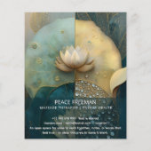 Tussen Water en Licht | Lotus Bloem Design Flyer (Achterkant)