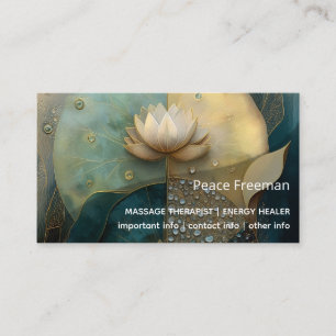 Tussen Water en Licht   Lotus Bloem Design Visitekaartje