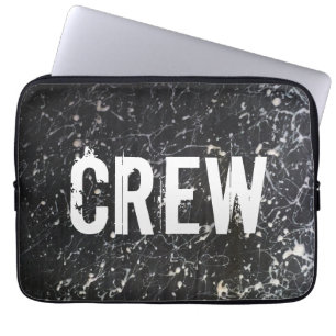 TUSSENBEMANNING voor verf Kool en wit Laptop Sleeve