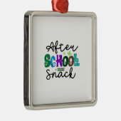 Tussendoortje na school metalen ornament (Rechts)