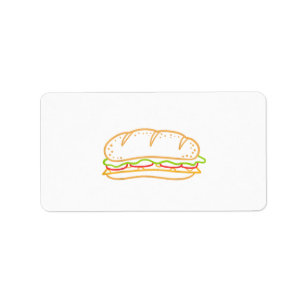 Tussenlaag voor sandwich etiket