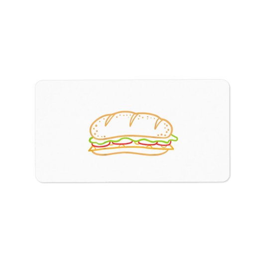 Tussenlaag voor sandwich etiket (Voorkant)