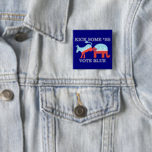 Tussenverkiezingen 2026 Democraten trappen wat *SS Vierkante Button 5,1 Cm