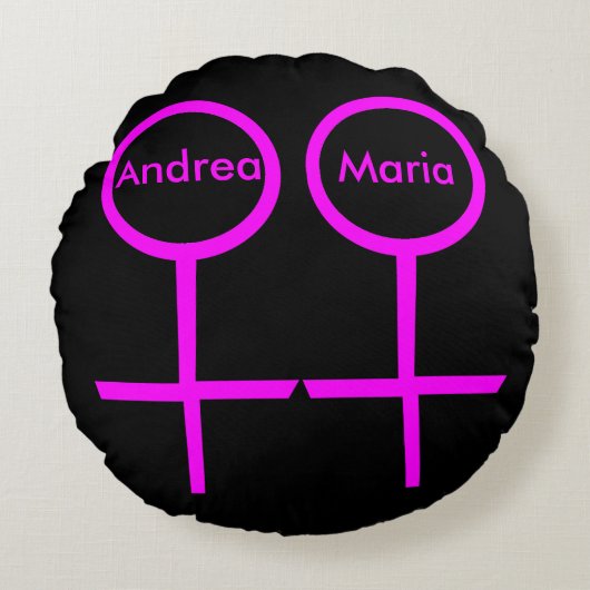 Tussenvoegsel Kussen voor Lesbische Liefhebbers (Voorkant)