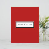Tussenvoegsel ontvangen | Soep en Salades | Rood z (Staand voorkant)
