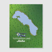 Tustumena Lake Reis kaart (Voorkant)