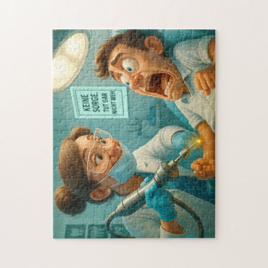 Tut gar nicht weh… legpuzzel (Verticaal)