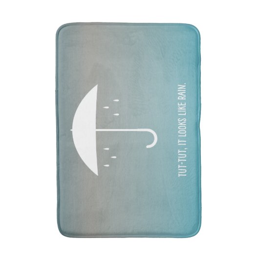 Tut-tut lijkt op regen Bath Mat (Voorkant Verticaal)