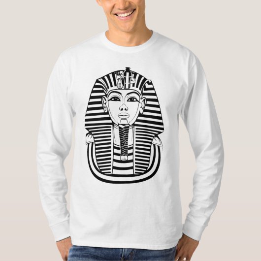 Tutankamon Illustratie T-shirt (Voorkant)