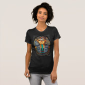 TUTANKHAMEN Egyptisch Farao Design T-shirt (Voorkant volledig)