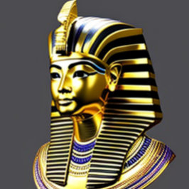 Tutankhamen Egyptisch gezicht T-Shirt