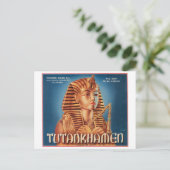 Tutankhamen Etiket op vruchten Briefkaart (Staand voorkant)