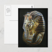 Tutankhamon's gouden Masker Briefkaart (Voorkant / Achterkant)