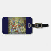 Tutankhamon's troon bagagelabel (Voorkant horizontaal)