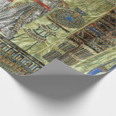 Tutankhamon's troon cadeaupapier (Hoek)