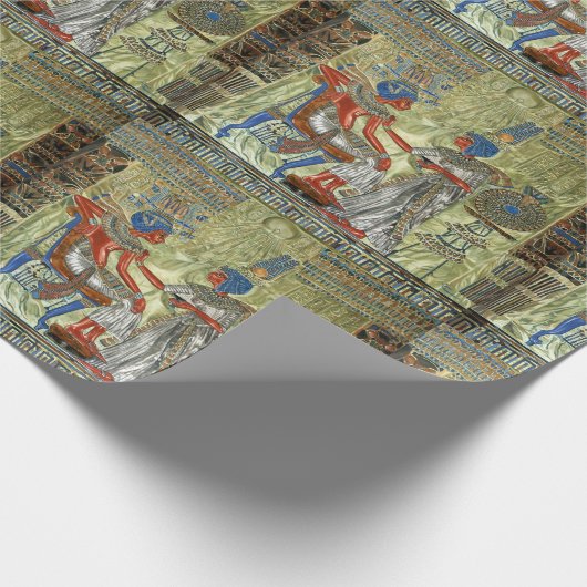 Tutankhamon's troon cadeaupapier (Hoek)