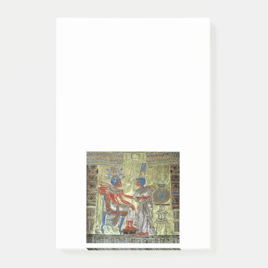 Tutankhamon's troon post-it® notes (Voorkant)