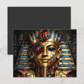 Tutankhamun 2.0: De Cyberkoning Briefkaart (Voorkant / Achterkant)