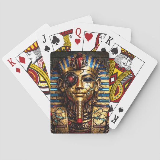 Tutankhamun 2.0: De Cyberkoning Pokerkaarten (Achterkant)