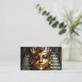 Tutankhamun 2.0: De Cyberkoning Visitekaartje (Staand voorkant)