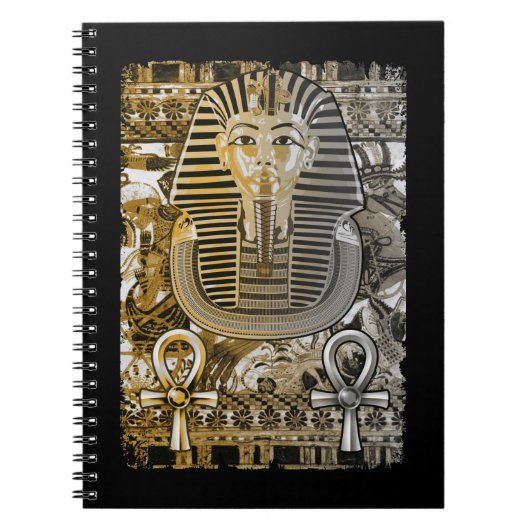 Tutankhamun Ancient Egypt Pharoah King Tut Ankh Notitieboek (Voorkant)