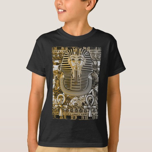 Tutankhamun Ancient Egypt Pharoah King Tut Ankh T-shirt (Voorkant)