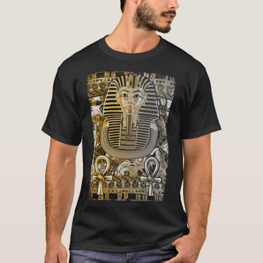 Tutankhamun Ancient Egypt Pharoah King Tut Ankh T-shirt (Voorkant)
