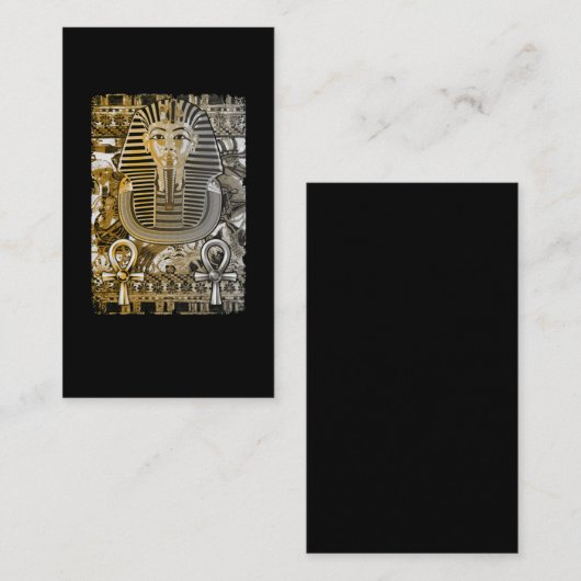 Tutankhamun Ancient Egypt Pharoah King Tut Ankh Visitekaartje (Voorkant / Achterkant)