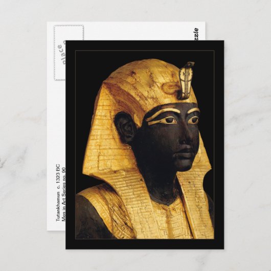 Tutankhamun Briefkaart (Voorkant / Achterkant)