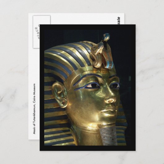 tutankhamun briefkaart (Voorkant / Achterkant)
