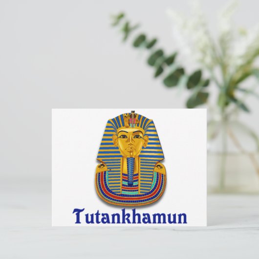 Tutankhamun Briefkaart (Staand voorkant)