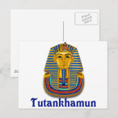 Tutankhamun Briefkaart (Voorkant / Achterkant)