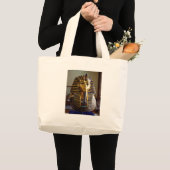 Tutankhamun - Burial mask Grote Tote Bag (Voorkant (product))