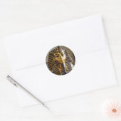 Tutankhamun - Burial mask Ronde Sticker (Envelop)
